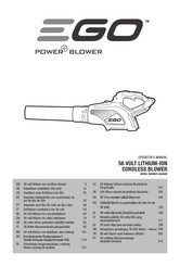 Ego Power+ LB4800E Manual Del Operador