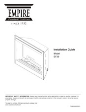 Empire Comfort Systems EF39 Guia De Instalacion