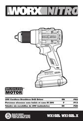 Worx NITRO WX102L.X Manual De Instrucciones