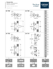 Grohe Precision Feel 34 788 Manual De Instrucciones