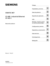 Siemens SIMATIC NET S7-400 CP 443-1 Manual De Producto