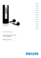 Philips SA2225 Manual Del Usuario
