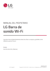 LG SN10YG Manual Del Propietário