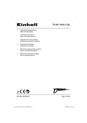EINHELL TE-AP 18/28 Li BL Manual De Instrucciones