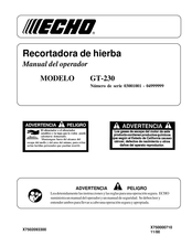 Echo GT-230 Manual Del Operador