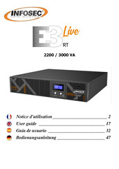 INFOSEC UPS SYSTEM E3 RT LIVE 3000VA Guia Del Usuario