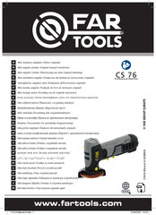 Far Tools CS 76 Traduccion Del Manual De Instrucciones Originale