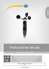 PCE Instruments PCE-ADL 11 Instrucciones De Uso