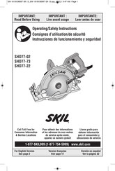 Skil SHD77-22 Instrucciones De Funcionamiento Y Seguridad