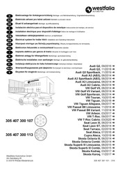 Westfalia Automotive 305 407 300 107 Instrucciones De Montaje