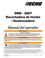 Echo SRM-266T Manual Del Operador