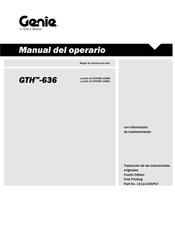 Terex Genie GTH-636 Manual Del Operario