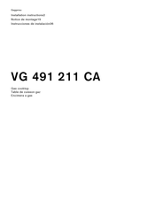 Gaggenau VG 491 211 Instrucciones De Instalación