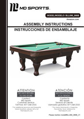 MD SPORTS BLL090 066B Instrucciones De Ensamblaje