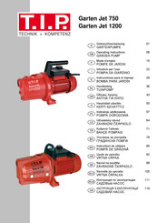 T.I.P. Garten Jet 1200 Instrucciones Para El Manejo