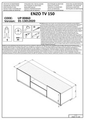 BUT ENZO TV 150 UP 00860 Instrucciones De Montaje