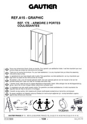 Gautier GRAPHIC A15 175 Instrucciones De Montaje