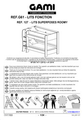 Gami LITS FONCTION G61 127 Instrucciones De Montaje