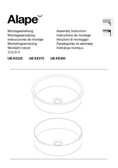 Alape UB.KE325 Instrucciones De Montaje