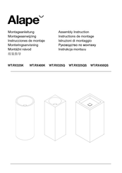 Alape WT.RX400K Instrucciones De Montaje