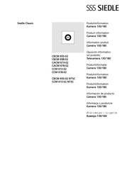 SSS Siedle CACM 678-02 Informacion De Producto