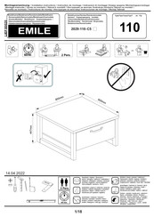 trendteam EMILE 2029-110-C5 Instrucciones De Montaje