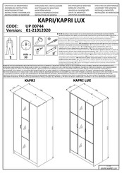 Forma Ideale KAPRI LUX Instrucciones De Montaje