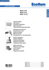 Ecoflam MAX 4 TLHT Manual Del Usuario