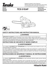 Hitachi Koki Tanaka TCS 51EAP Manual Del Usuario