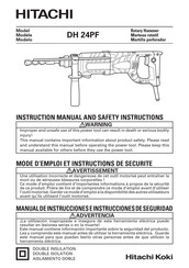 Hitachi DH 24PF Manual De Instrucciones