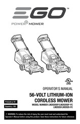 EGO Power+ LM2020 Manual Del Operador
