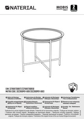 Naterial MOBIS TRAY 2022R09P01-0003 Instrucciones De Montaje