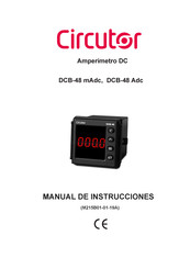 Circutor DCB-48 mAdc Manual De Instrucciones