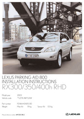 Lexus PZ464-K0425-00 Instrucciones De Montaje