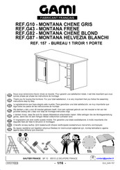 Gami MONTANA CHENE GRIS G10 Manual De Instrucciones