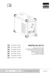 GYS PROTIG 231 DC FV Manual Del Usuario