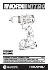 Worx Nitro W X130L.X Manual De Instrucciones