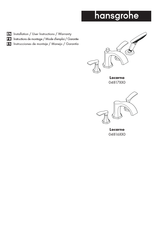 Hansgrohe Locarno 04817 0 Serie Instrucciones De Montaje