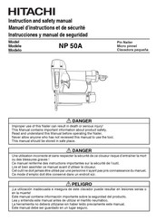 Hitachi NP 50A Instrucciones Y Manual De Seguridad