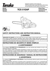 Tanaka TCS 51EAP Instrucciones De Seguridad Y Manual De Instrucciones