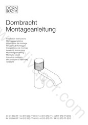 Dornbracht 44 515 660-FF 0010 Instrucciones De Montaje