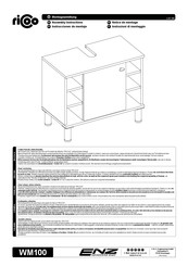 ricoo WM100 Instrucciones De Montaje