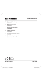 EINHELL 40.108.00 Manual De Instrucciones