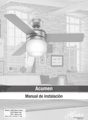 Hunter Fan Acumen 59409 Manual De Instalación