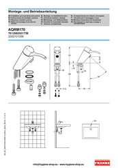 Franke AQUAMIX AQRM170 Instrucciones De Montaje Y Servicio