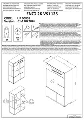 Forma Ideale ENZO 2K VS1 125 UP 00858 Instrucciones De Montaje