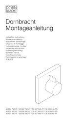 Dornbracht 36 607 740-FF Instrucciones De Montaje