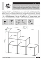 ML MEBLE ELMO 12 Instrucciones De Montaje