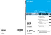 Sony Bravia KDF-E42A11E Manual De Instrucciones