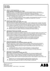 ABB CP-C 24/10.0 Instrucciones De Servicio Y De Montaje